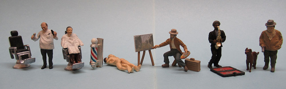 Worker with a Pick Model Trains Arttista S Scale Figure 784 Shirtless Man 